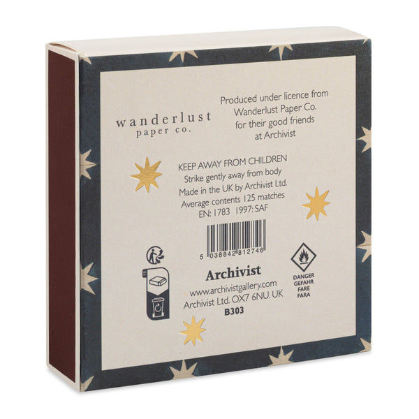 Navy Star Tile | Square - Safety Matches