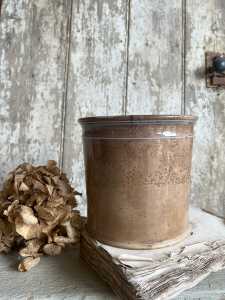 Crazed Apothecary Jar