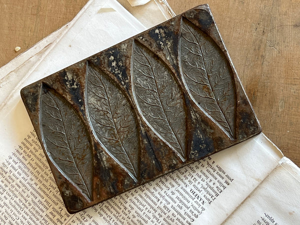 Vintage French Leaves Chocolate Mould