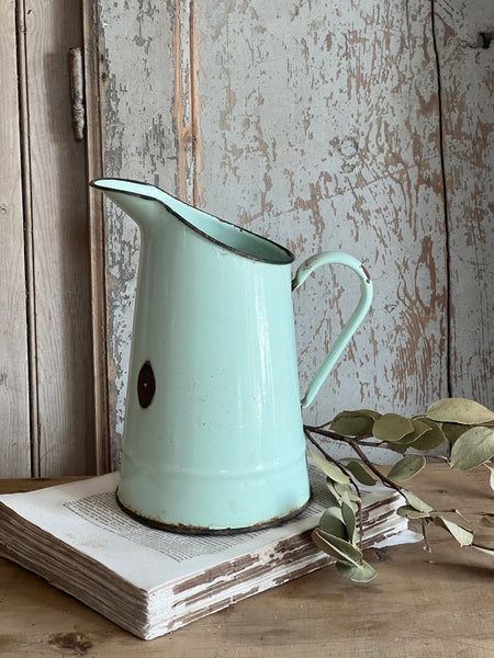 Chippy Enamel Jug