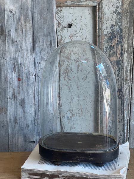 Vintage French Cloche with base