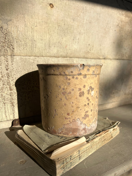 Rustic Large French Vintage Pot