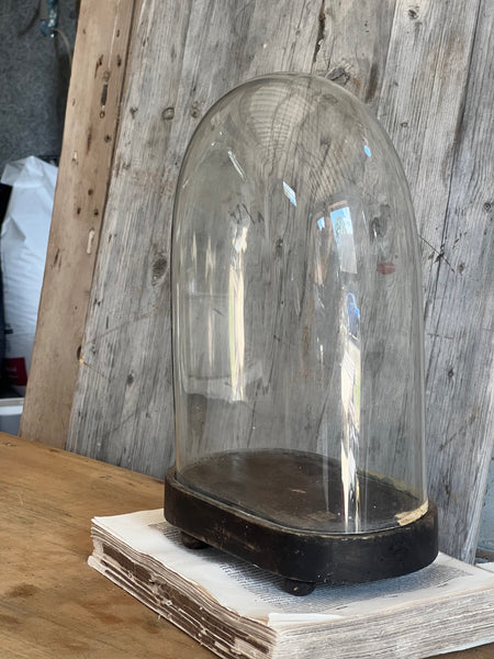 Vintage French Cloche with base