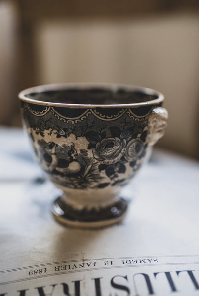 Antique Transferware Chalice