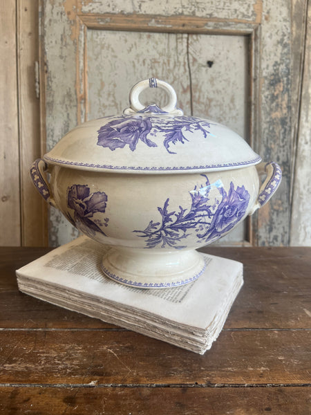 Huge French Transferware Souperie