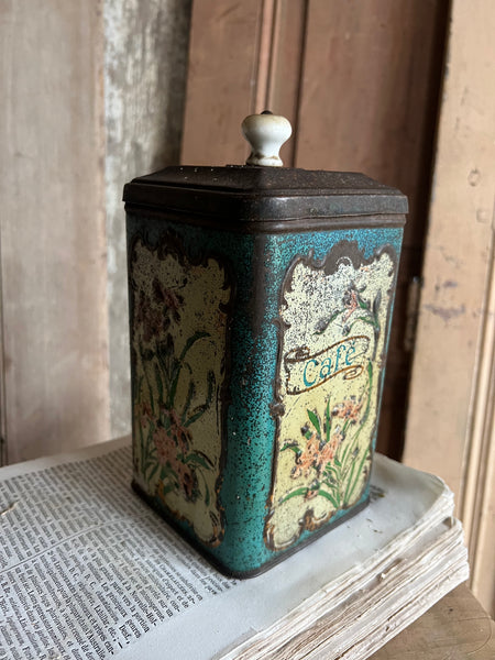 Vintage French Coffee Tin