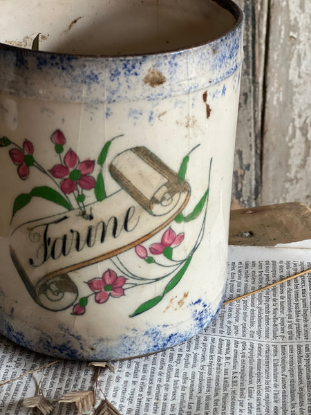 French Farine Pot