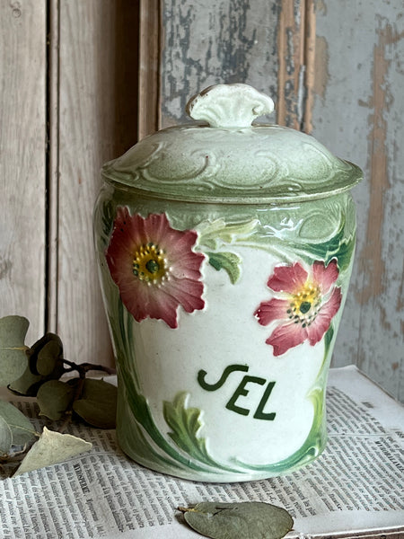 Vintage French Salt Cannister