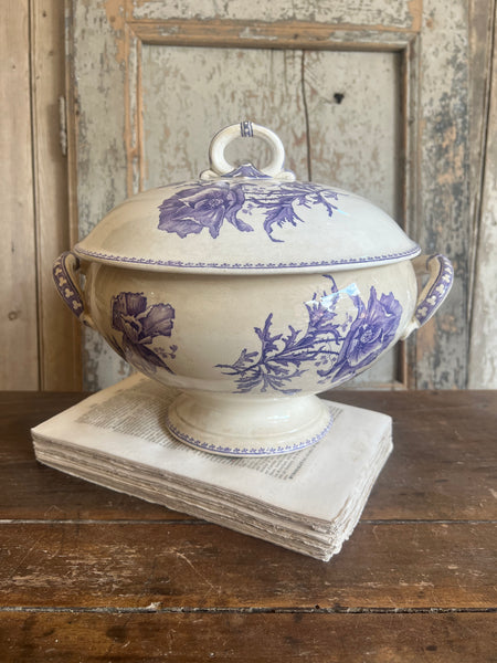 Huge French Transferware Souperie