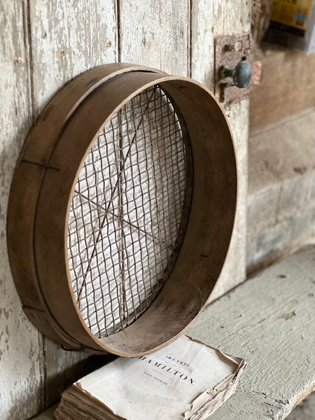 Vintage Wooden Sifter