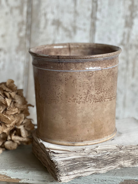 Crazed Apothecary Jar