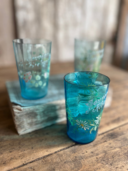 Vintage store souvenir glasses