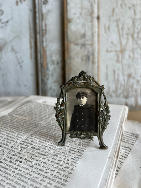 Vintage French Framed Photo
