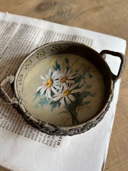 Sweet Vintage French Floral Mini Tray