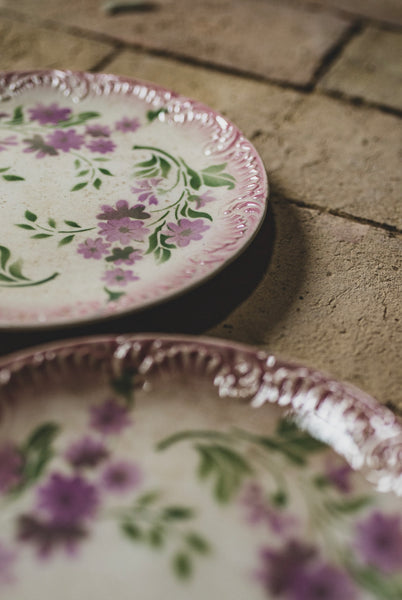 Sweet Vintage Sarreguemines French Plates