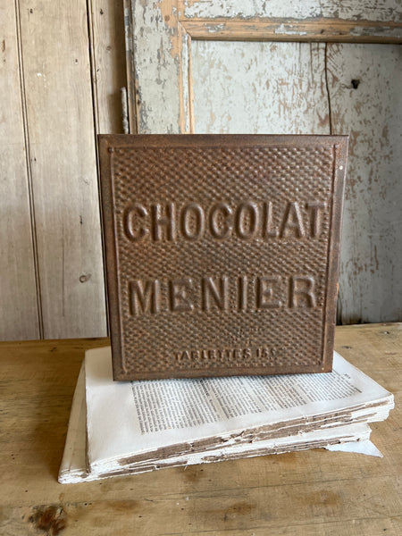 Metal Chocolat Menier Tin