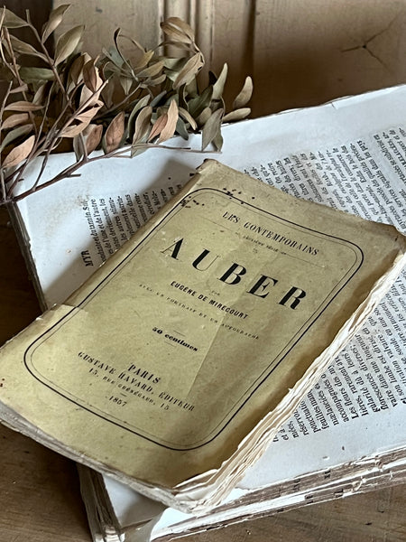 1857 Auber French Book