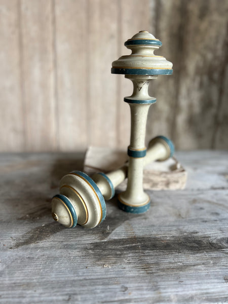 Wooden Painted Finials