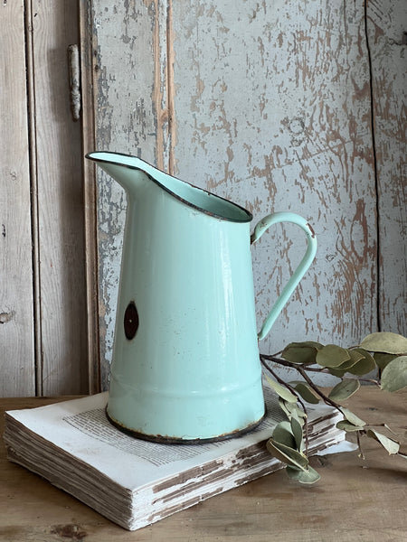 Chippy Enamel Jug