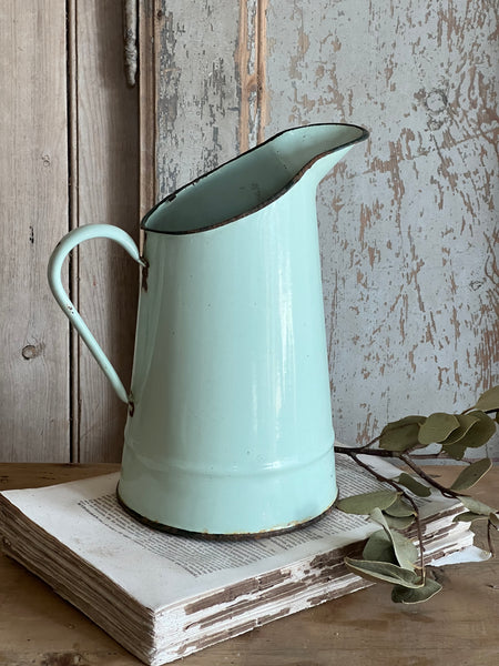 Chippy Enamel Jug