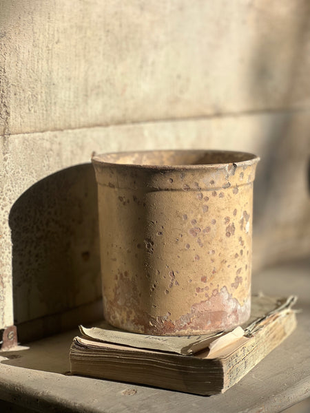 Rustic Large French Vintage Pot