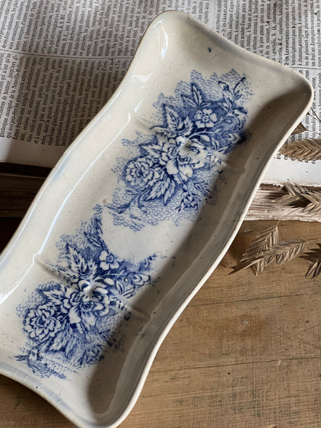 Vintage Transferware Soap Dish