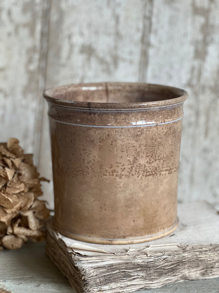 Crazed Apothecary Jar