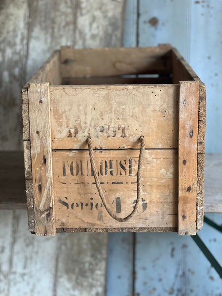 Vintage Chocolat Menier Crate