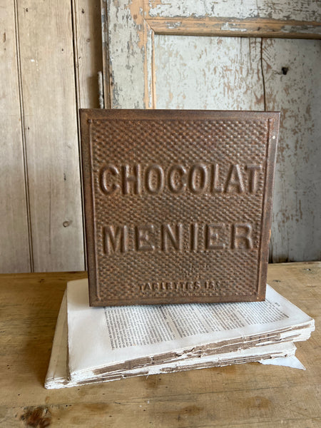 Metal Chocolat Menier Tin