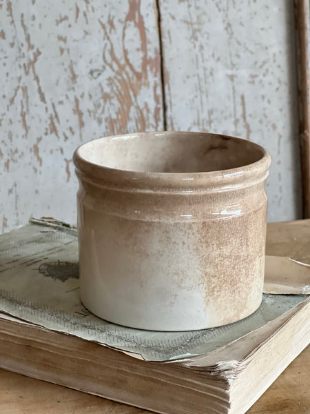 Antique French Wide Jar