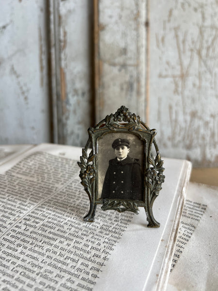 Vintage French Framed Photo
