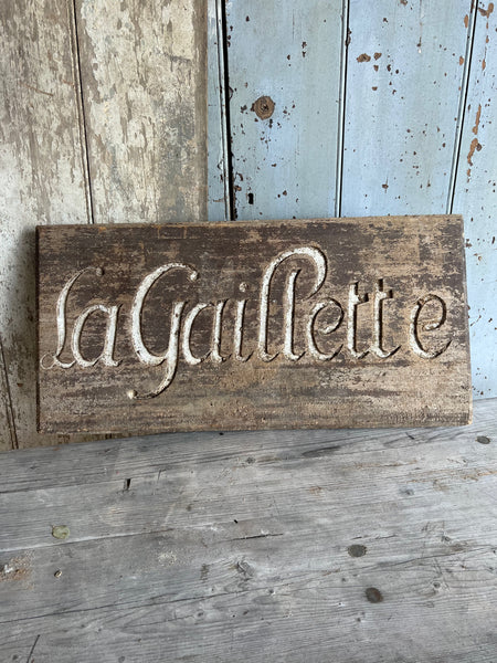 Vintage French Sign