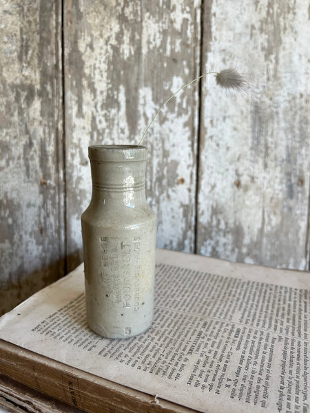 French Stoneware Bottle