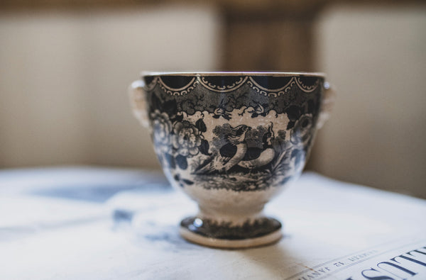 Antique Transferware Chalice