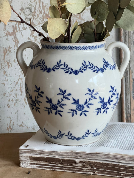 Stunning Blue and White French Floral Confit