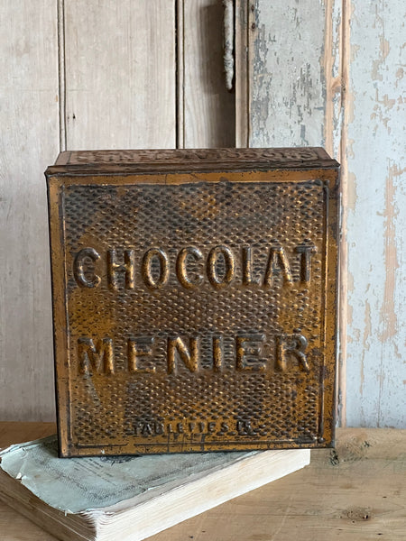 Metal Chocolat Menier Tin