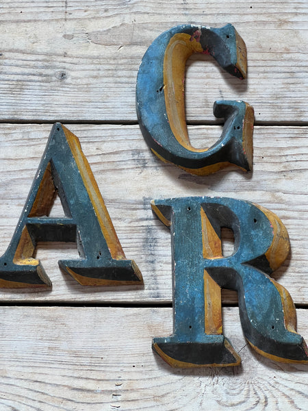 Antique French Lettering