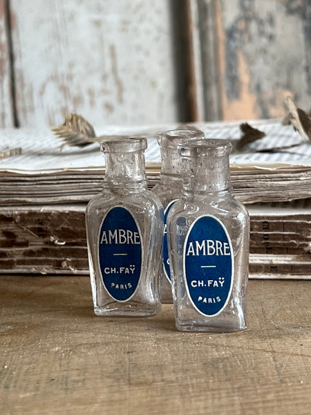 Vintage Mini Glass Branded Bottle