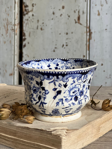 Small French Creil Et Montereau Antique Pot