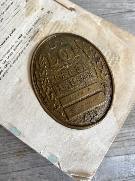Vintage Guard Hat Badge