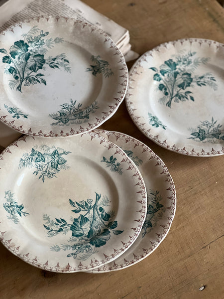 Beautiful Transfer French Plates