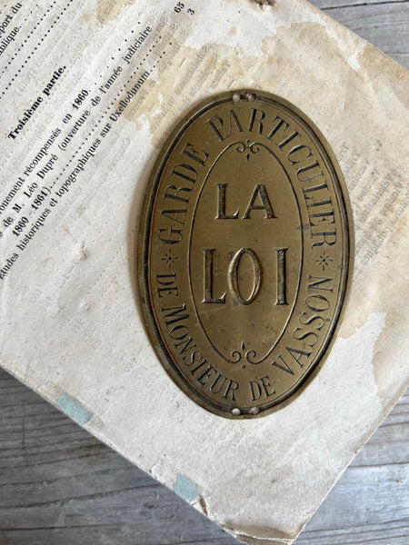 Vintage Guard Hat Badge