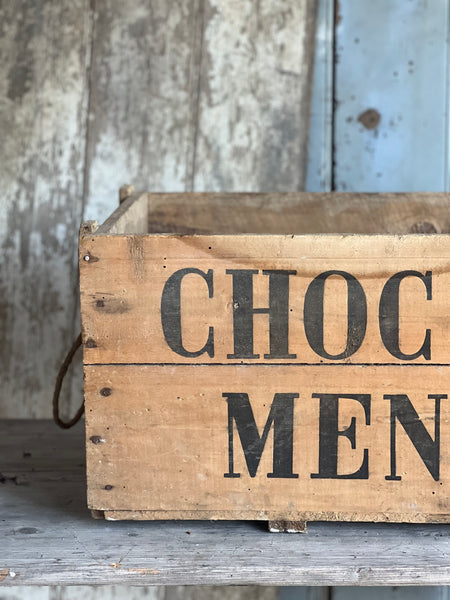 Vintage Chocolat Menier Crate