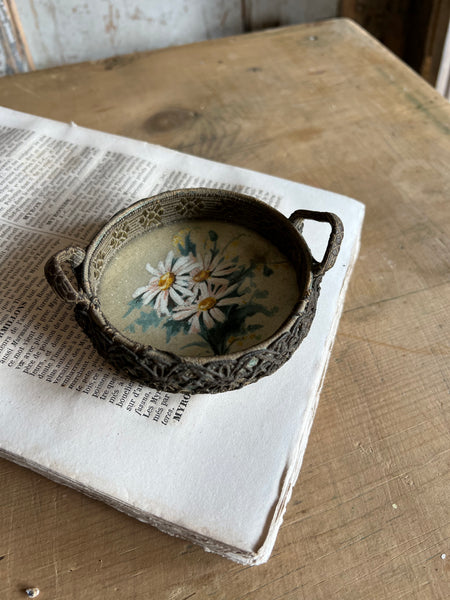 Sweet Vintage French Floral Mini Tray