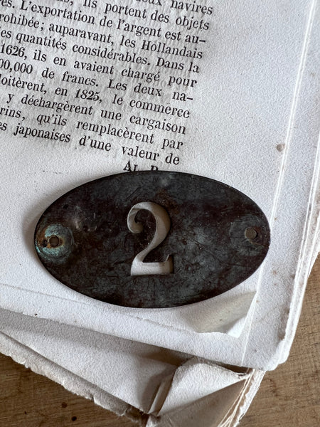 Brass 2 plaque