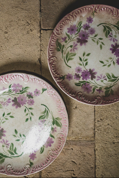 Sweet Vintage Sarreguemines French Plates