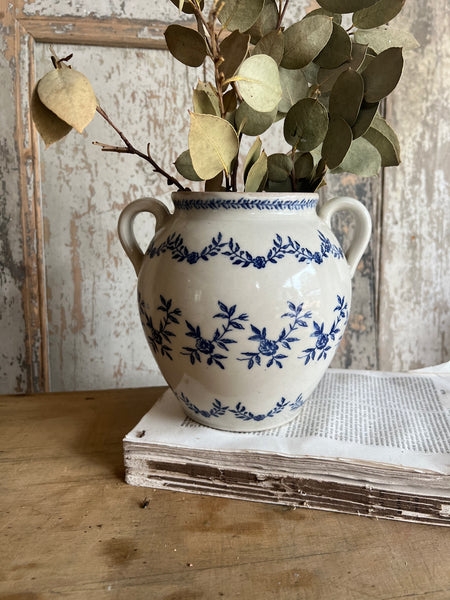 Stunning Blue and White French Floral Confit