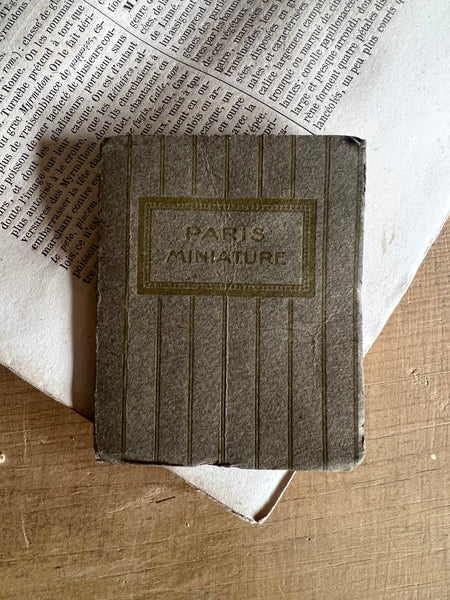 Vintage Paris Miniature Book