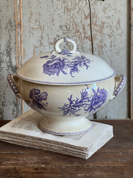 Huge French Transferware Souperie