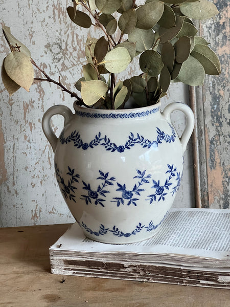 Stunning Blue and White French Floral Confit